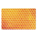 Honey Bee Hive Print Polyester Doormat