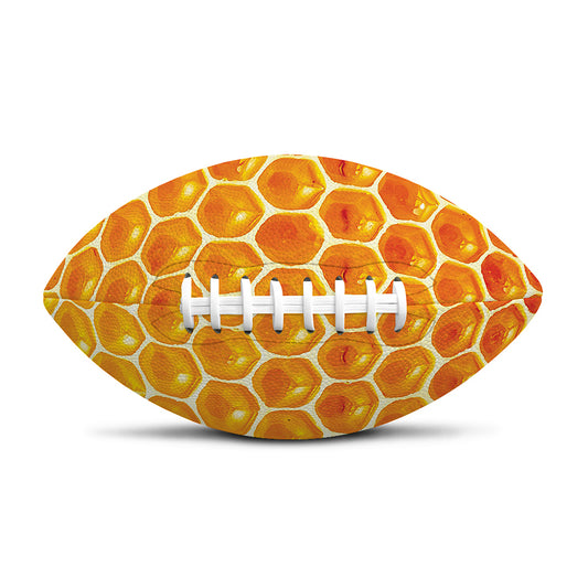 Honey Bee Hive Print Rugby Ball