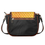 Honey Bee Hive Print Saddle Bag