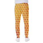 Honey Bee Hive Print Scuba Joggers