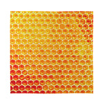 Honey Bee Hive Print Silk Bandana