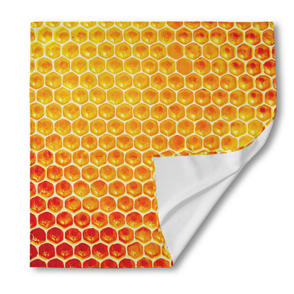 Honey Bee Hive Print Silk Bandana