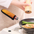 Honey Bee Hive Print Skillet Handle Cover