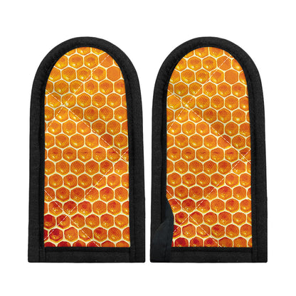 Honey Bee Hive Print Skillet Handle Cover