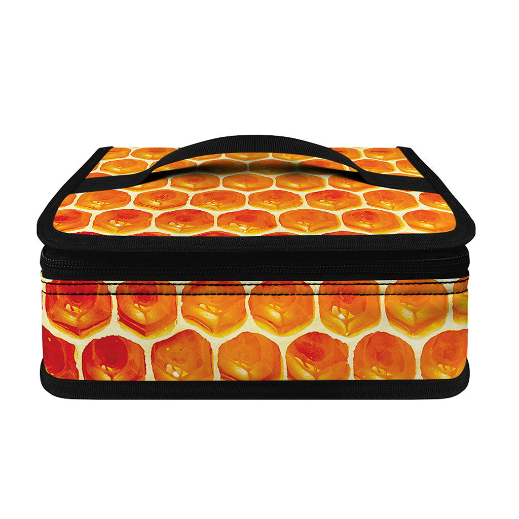 Honey Bee Hive Print Small Lunch Bag