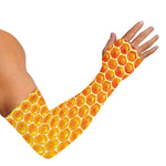 Honey Bee Hive Print Sun Protection Arm Sleeves