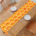 Honey Bee Hive Print Table Runner