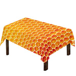 Honey Bee Hive Print Tablecloth