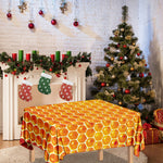 Honey Bee Hive Print Tablecloth