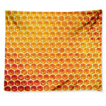 Honey Bee Hive Print Tapestry