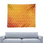 Honey Bee Hive Print Tapestry