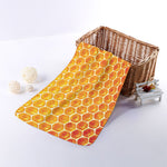 Honey Bee Hive Print Towel