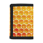Honey Bee Hive Print Trifold Wallet