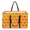 Honey Bee Hive Print Utility Tote Bag