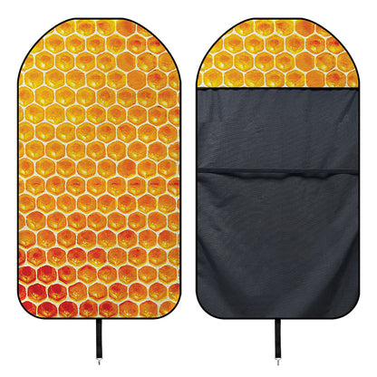 Honey Bee Hive Print Waterproof Car Seat Cover