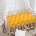 Honeycomb Pattern Print Baby Crib Sheet