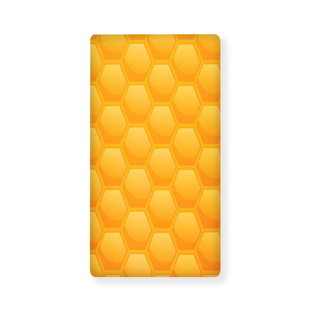 Honeycomb Pattern Print Baby Crib Sheet