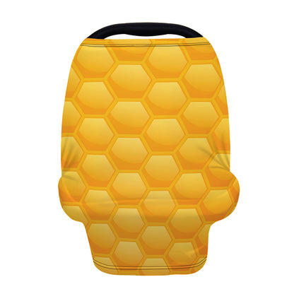 Honeycomb Pattern Print Baby Seat Cover