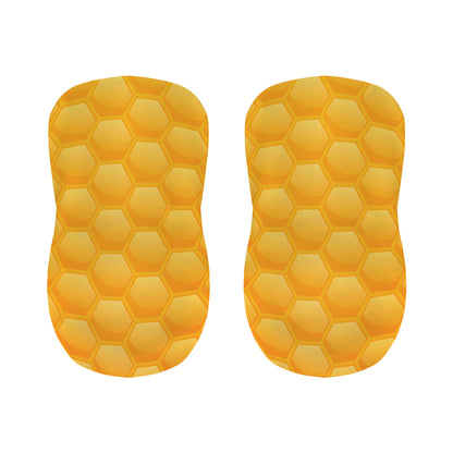 Honeycomb Pattern Print Bar Stool Covers