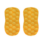 Honeycomb Pattern Print Bar Stool Covers