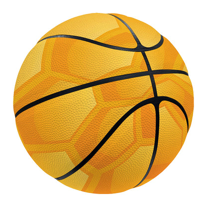 Honeycomb Pattern Print Basketball