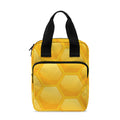 Honeycomb Pattern Print Bible Tote Bag