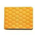 Honeycomb Pattern Print Bifold Wallet