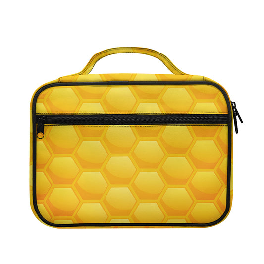 Honeycomb Pattern Print Briefcase Bible Bag