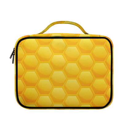 Honeycomb Pattern Print Briefcase Bible Bag