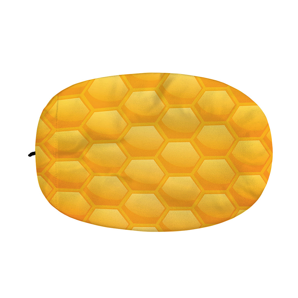 Honeycomb Pattern Print Car Side Mirror Covers