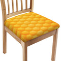 Honeycomb Pattern Print Chair Cushion Cover