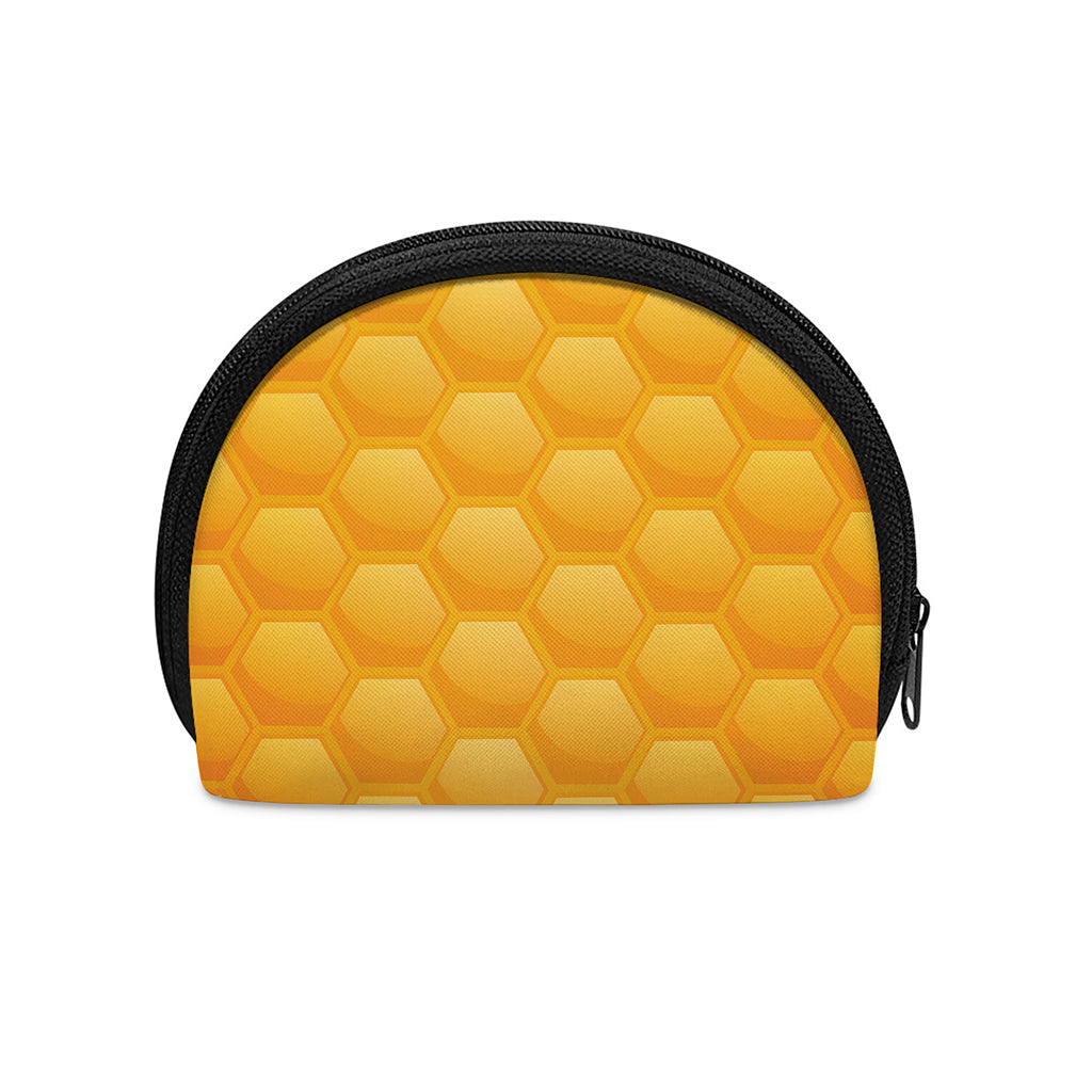 Honeycomb Pattern Print Coin Purse