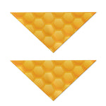 Honeycomb Pattern Print Dog Bandana