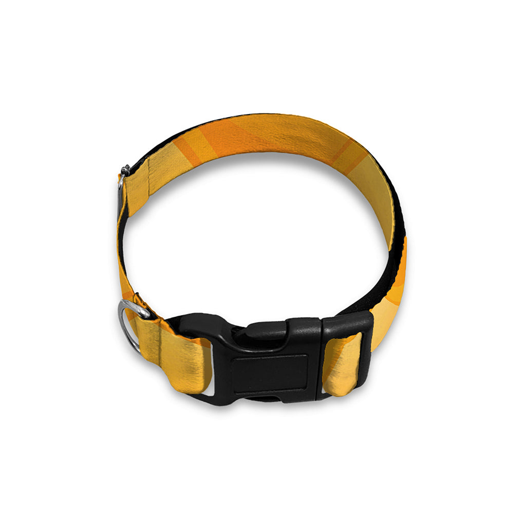 Honeycomb Pattern Print Dog Collar