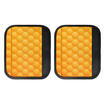 Honeycomb Pattern Print Handle Covers