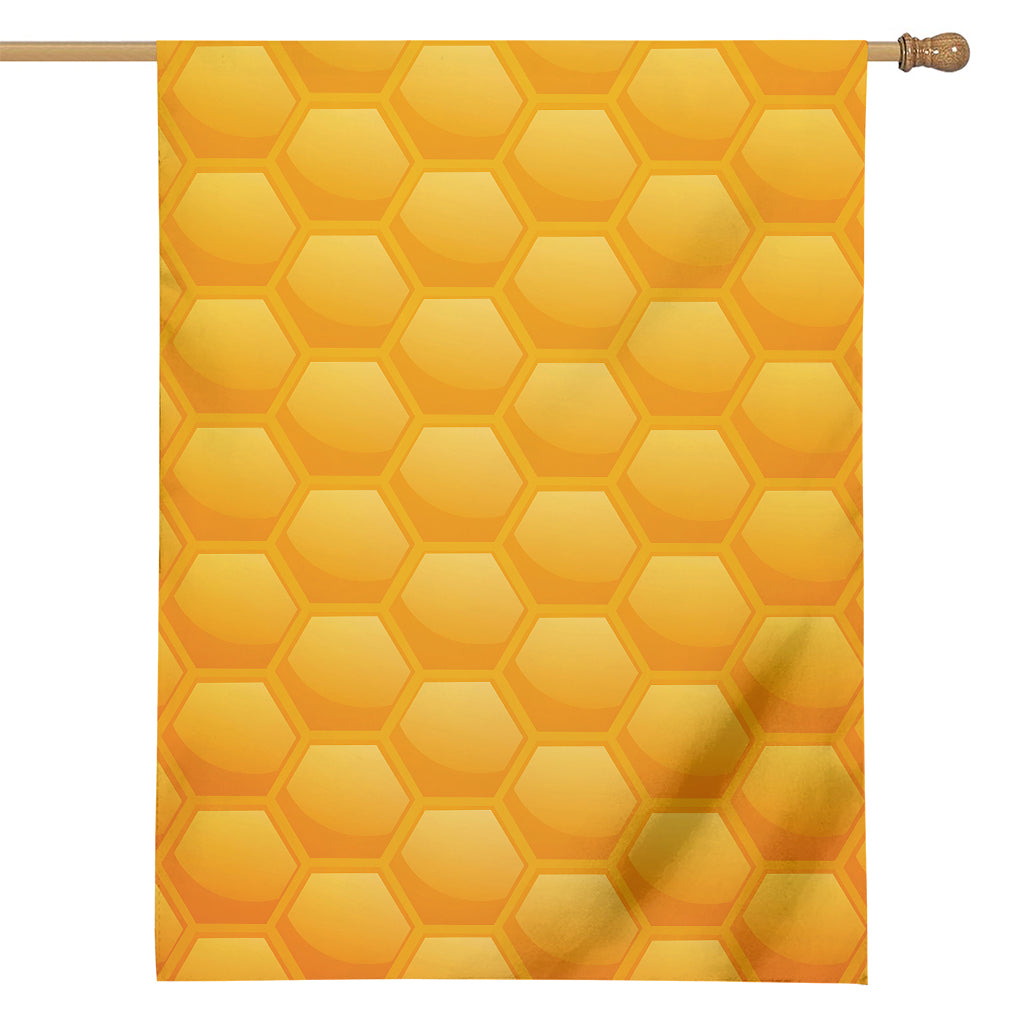 Honeycomb Pattern Print House Flag