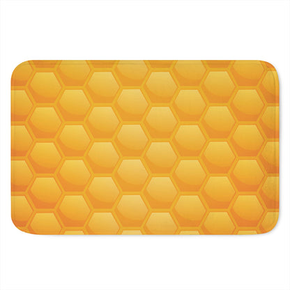 Honeycomb Pattern Print Indoor Door Mat