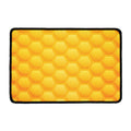 Honeycomb Pattern Print Kitchen Mat