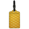 Honeycomb Pattern Print Luggage Tag