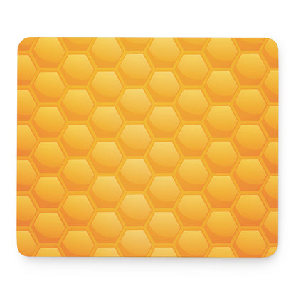 Honeycomb Pattern Print Mouse Pad
