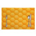 Honeycomb Pattern Print Placemat