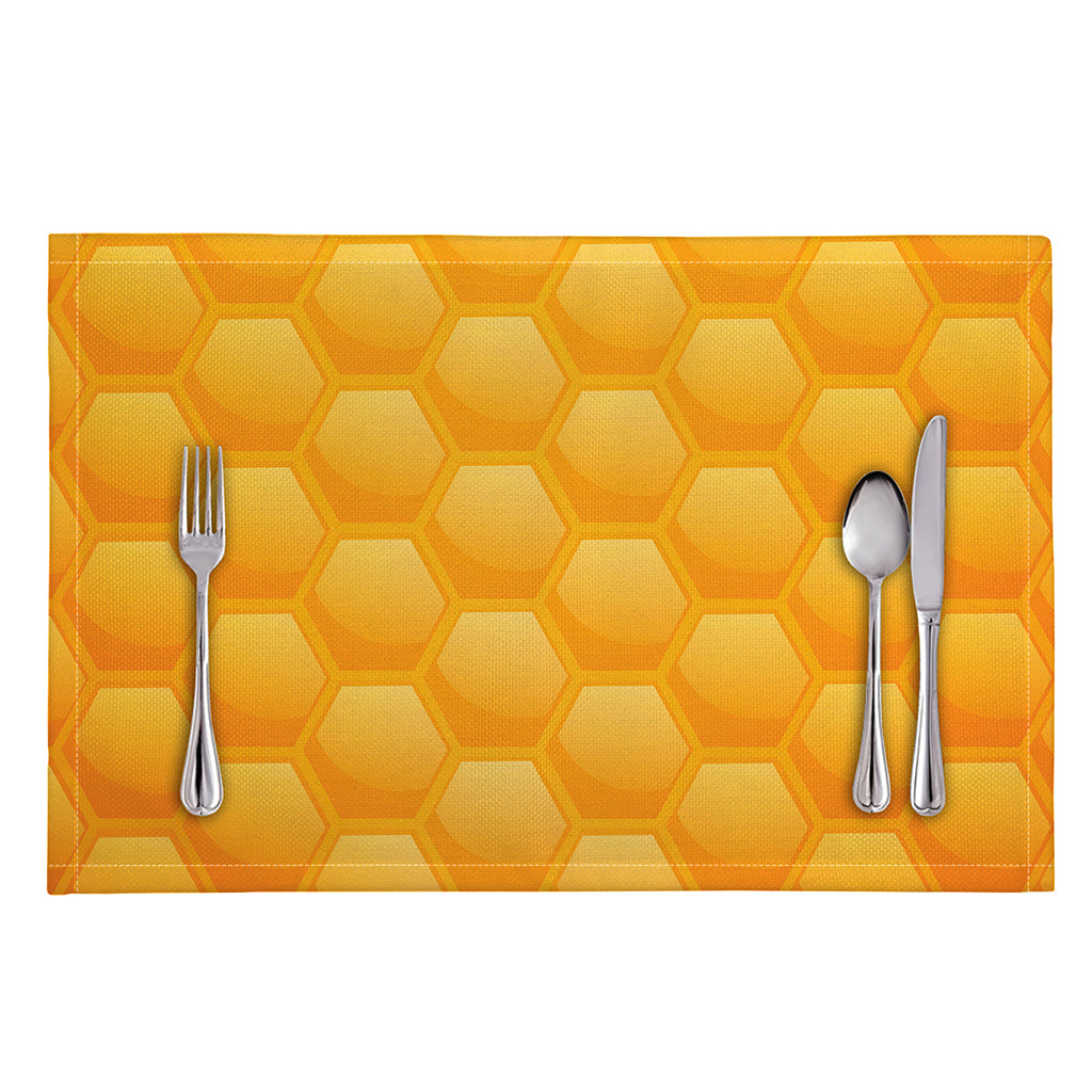 Honeycomb Pattern Print Placemat
