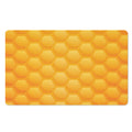 Honeycomb Pattern Print Polyester Doormat