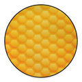 Honeycomb Pattern Print Round Floor Mat