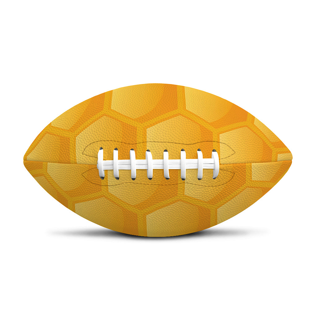 Honeycomb Pattern Print Rugby Ball