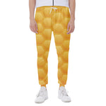 Honeycomb Pattern Print Scuba Joggers