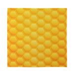 Honeycomb Pattern Print Silk Bandana