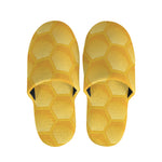 Honeycomb Pattern Print Slippers