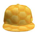 Honeycomb Pattern Print Snapback Cap