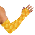 Honeycomb Pattern Print Sun Protection Arm Sleeves
